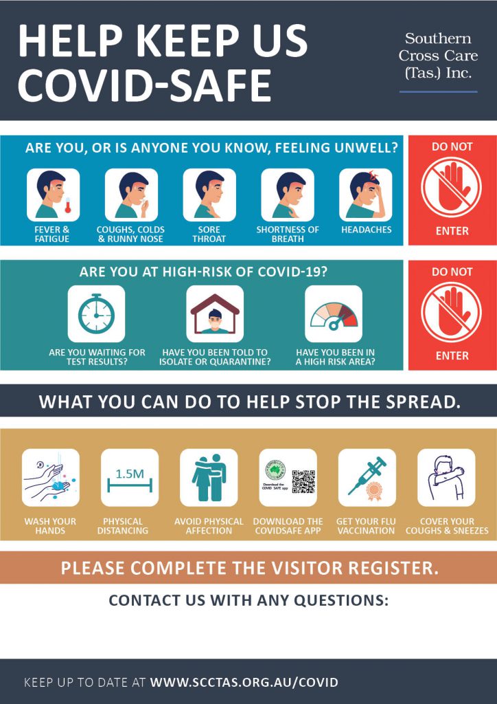 Covid 19 Updates Information Southern Cross Care Tasmania